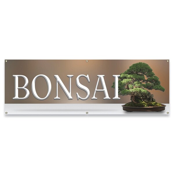 Bonsai Banner Concession Stand Food Truck Single Sided